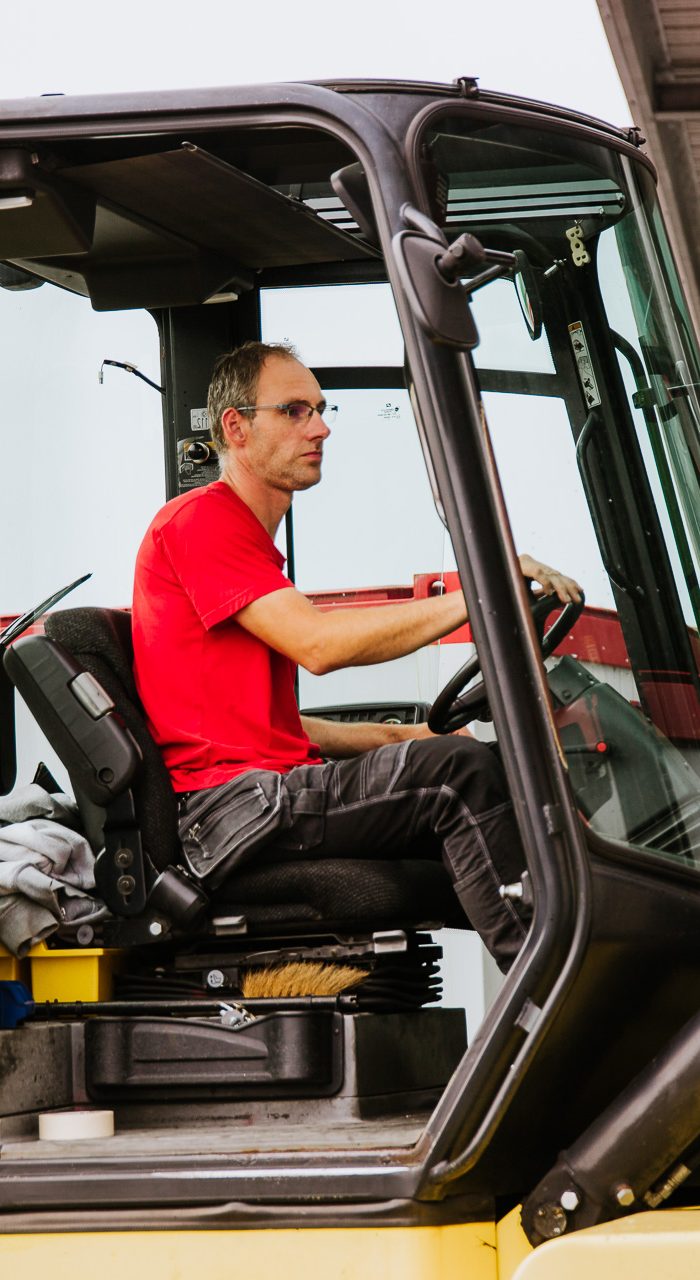 Heftruckchauffeur bij Klein Units