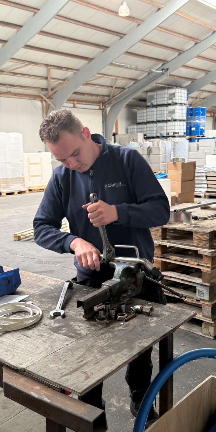 Monteur bij Olthuis Recycling