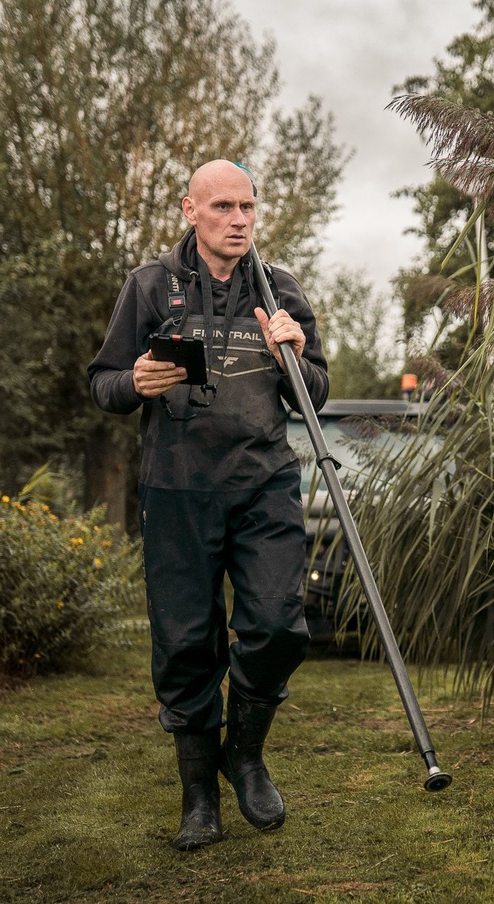 Veldwerker bij Waders Milieu