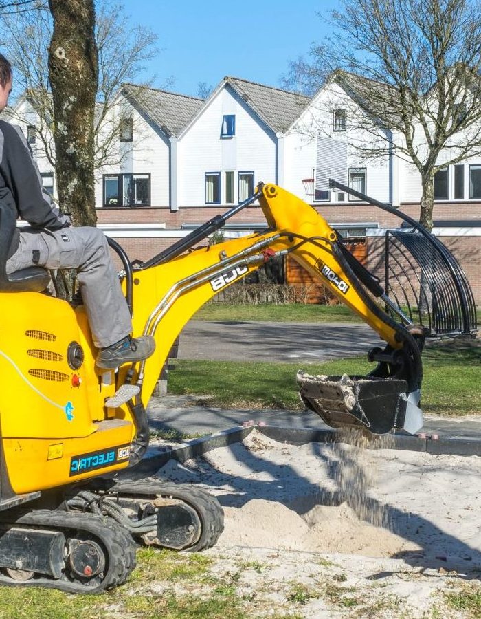 Zandreiniger bij VR Zandreiniging